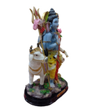 Shiv Shakti Resin Statue