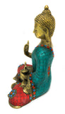 Brass & Tile Work Blessing Buddha