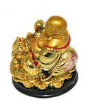 Laughing Buddha with Frog