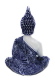 Meditating Buddha -  Blue and White