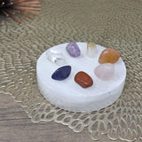 Round Selenite Crystal Charging Plate 